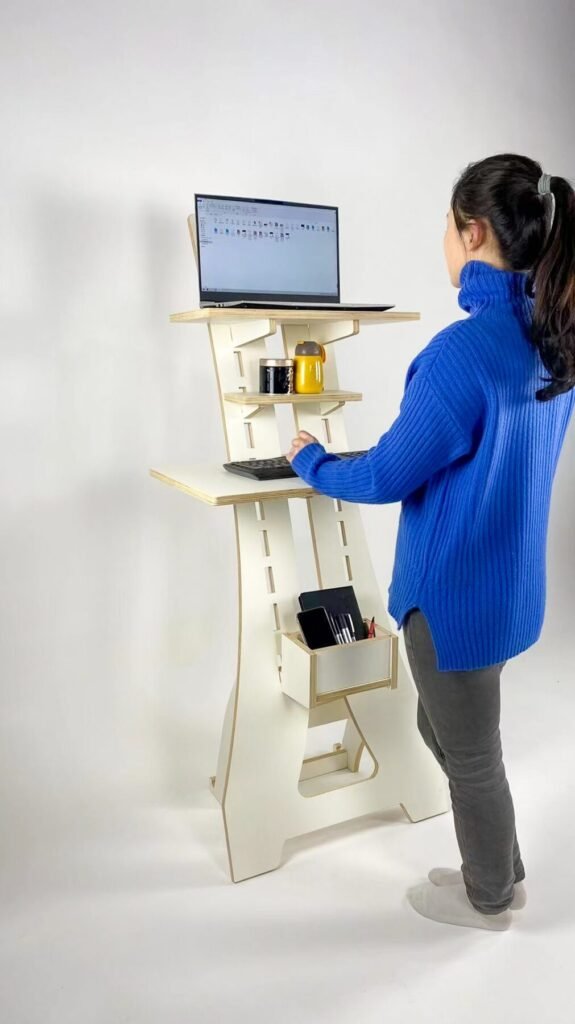 Slide Sit & Stand Desk - Artiko Designs